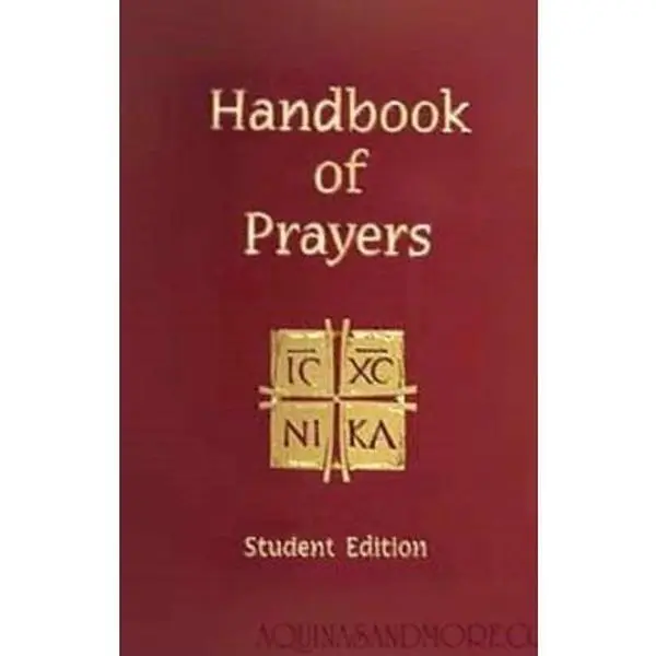 USED Book - Handbook of Prayers, Student Edition by James Socias (Paperback) - english
