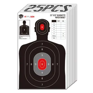 ATFLBOX Silhouette Paper Target - 23x35 in Hunting & Range Target Paper for Indoor, Outdoor Use