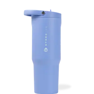 HydroJug 32 oz Light Blue Sport Water Bottle, Leakproof Portable Drinkware with Secure Lid
