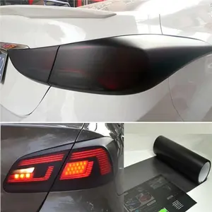 Waterproof High-Temperature Self-Adhesive Car Light Sticker, Vinyl Wrap Film for Headlights Taillights Fog Lights, Durable UV Protection