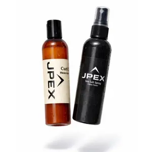 JPEX Wavy Duo Bundle - Sea Salt Spray & Curl Cream for Hydration and Definition - Perfect for Wavy Hair Care