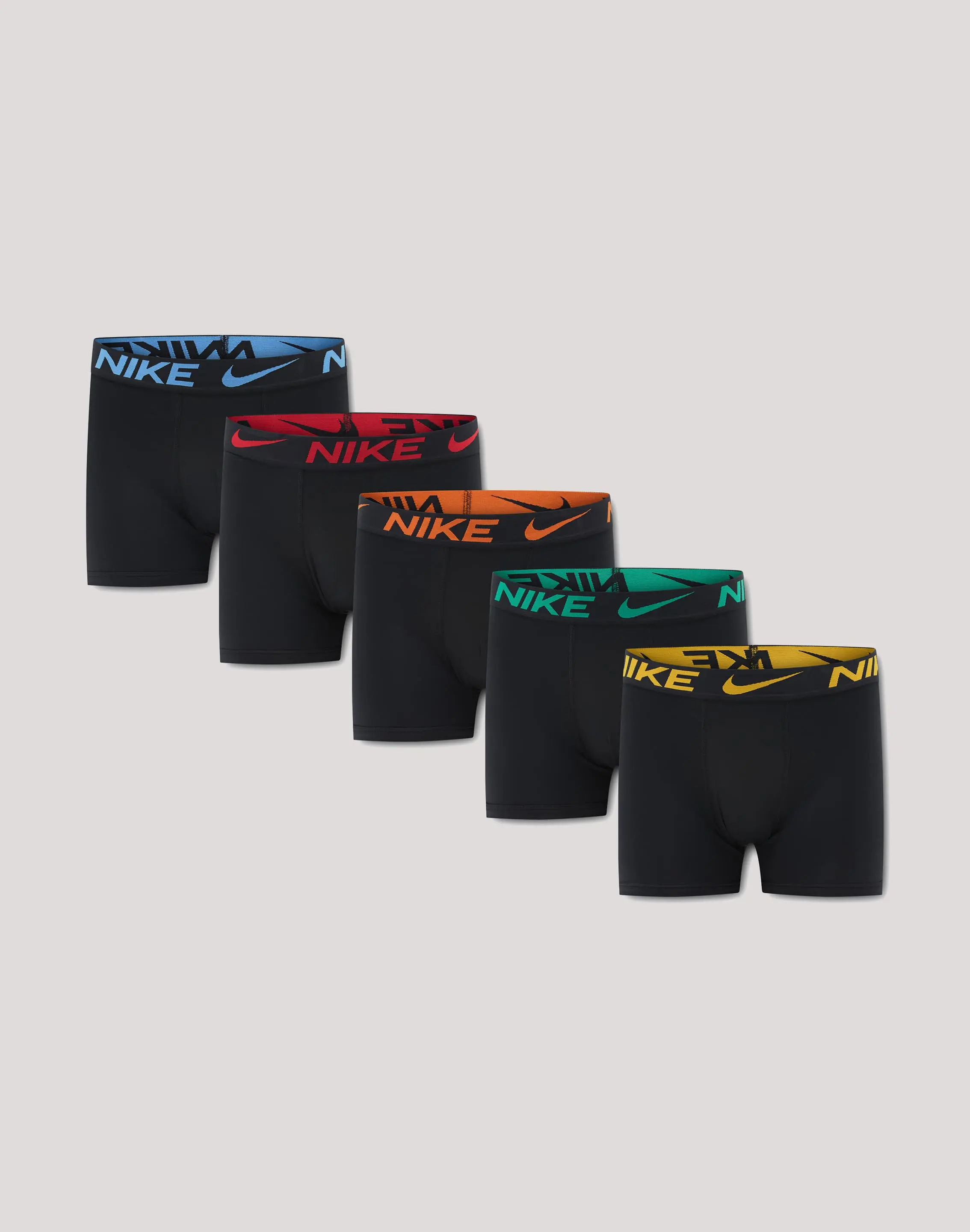 Kids Nike Dri-FIT Color Pop Boxer Briefs 5-Pack Grade-School