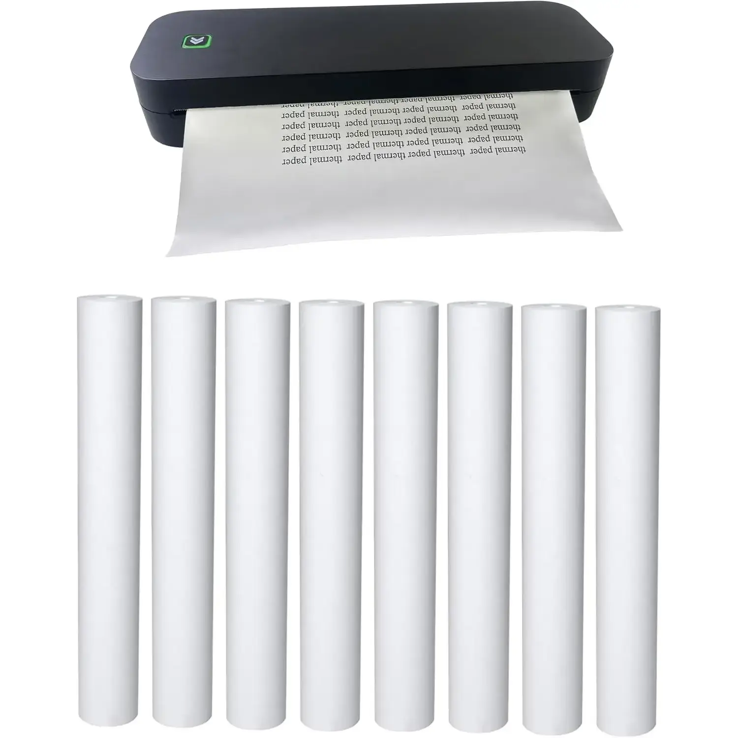 , 8 rolls, thermal printer paper 8.5x11 letter size, rolled, BPA free. For aixiqee,, GUTHERREN, minzhi, Jadens, Gloryang, Peripage, Munbyn, Hprt, Phomemo, other printers(lasting 3 years)