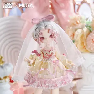 Misya Rice Hua Blind Box Series 8-Part Bjd Jointed Doll, Collectible Art Toy Figure, Trendy Decoration Piece, Unique Gift Idea, Blind Bag