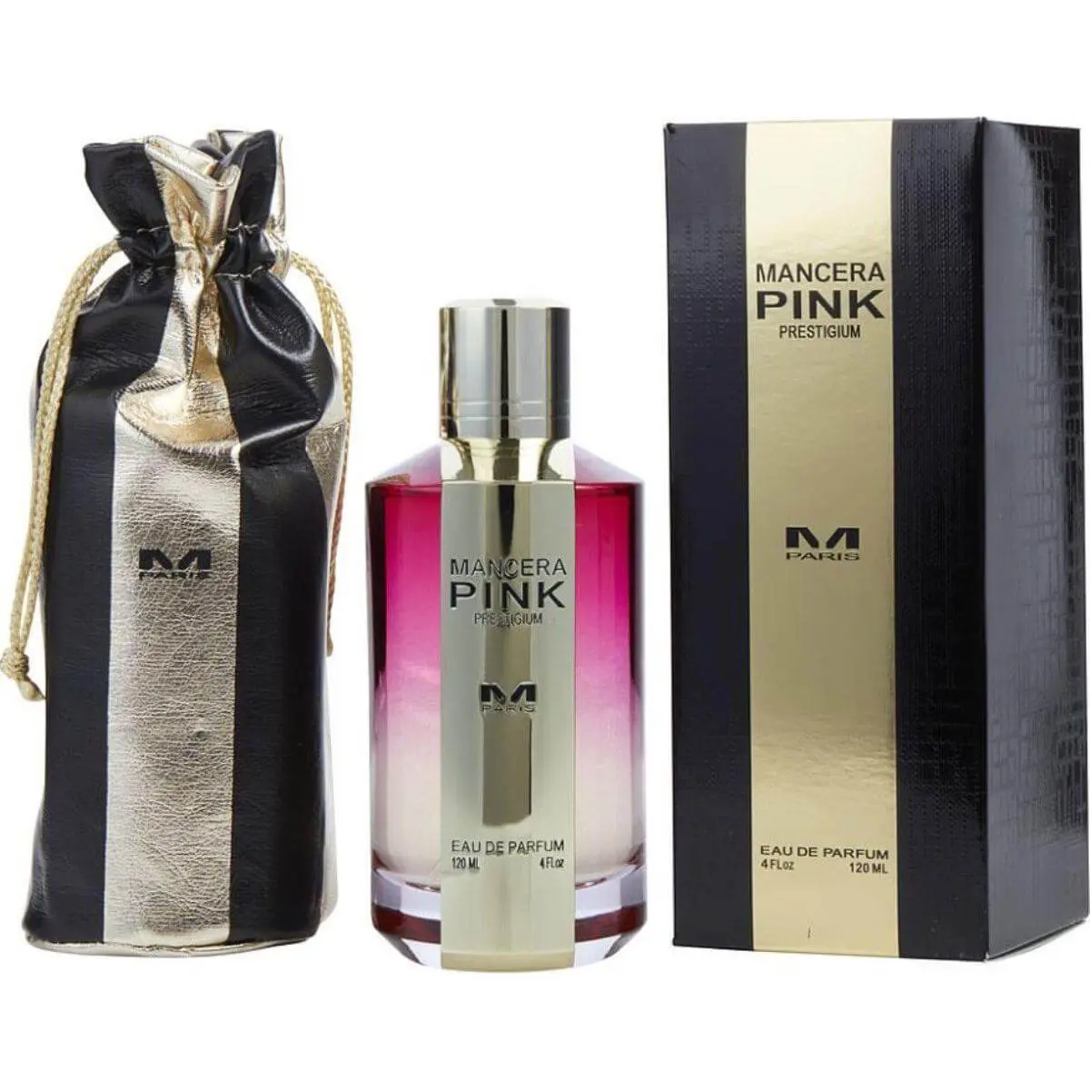 Mancera Pink Prestigium Luxury EDP Elegant Perfume for Women, Floral Musk, Fruit Floral, Jasmine & Rose Scent, 4.0oz, New Boxed Pack, Fruit Floral Scent