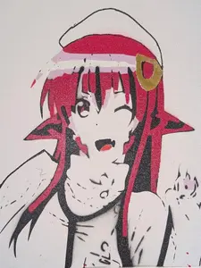 Monster Musume Spray Paint Art Piece