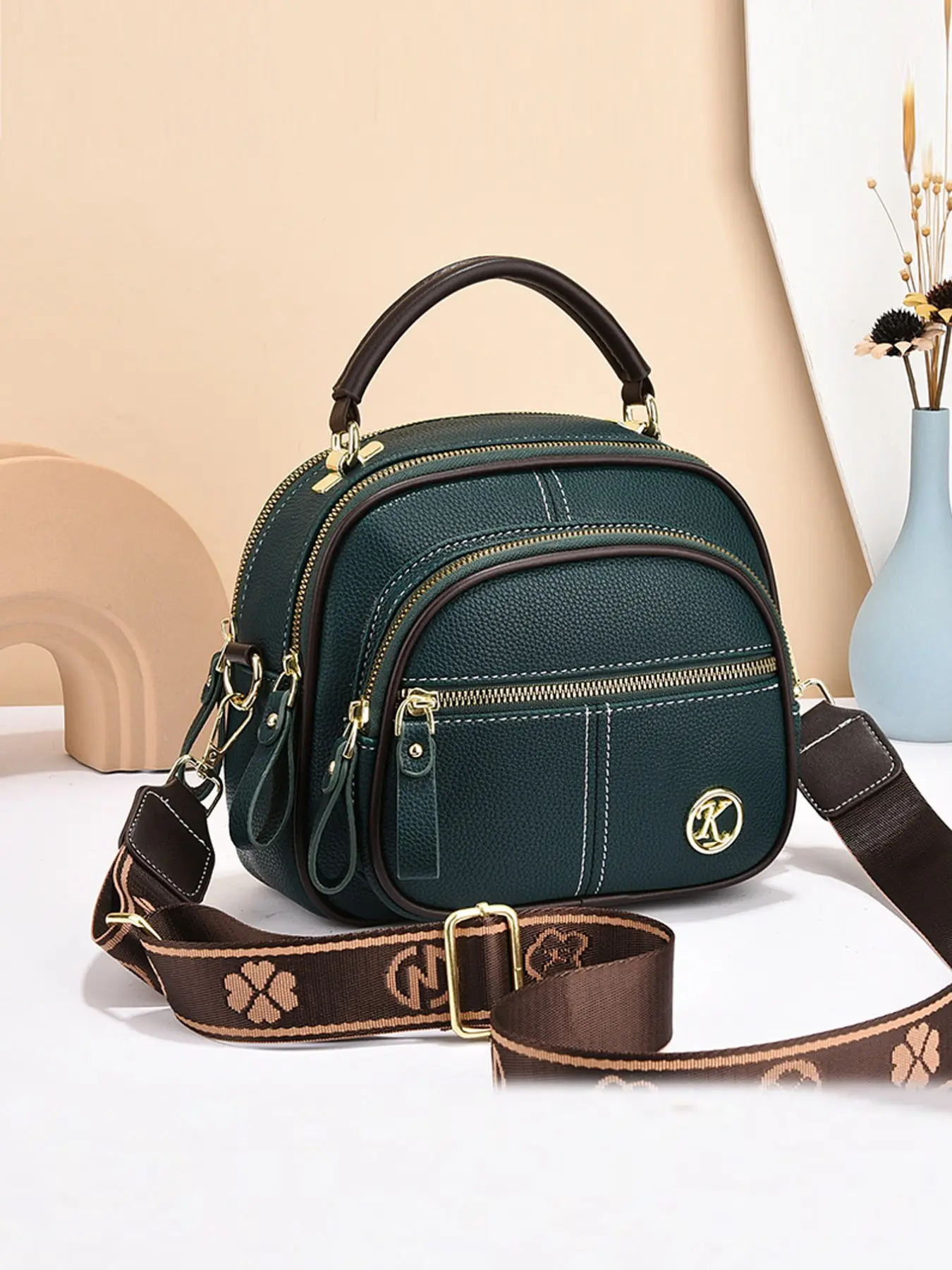 〖Valentines Day〗Women's Solid Color Crossbody Shoulder Bag, Fashionable Casual Bag, Casual Commuter Shopping Date Party Outdoors, Elegant Daily Use, Crossbody Shoulder Purses, Stylish Crossbody Bag, Crossbody Handbags