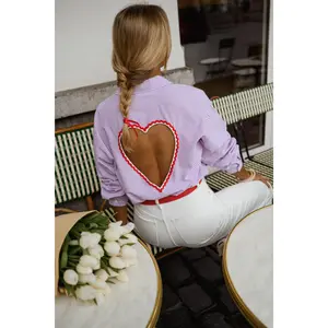 Lilac Striped Julie Shirt