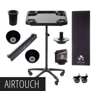 Braids & Freckles AirTouch Magnetic Colorist 21x21" Tray Set Limited Edition All Black
