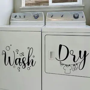 DIY Scrapbooking Vinyl Decal, Washable and Dryable, for Washers and Dryers