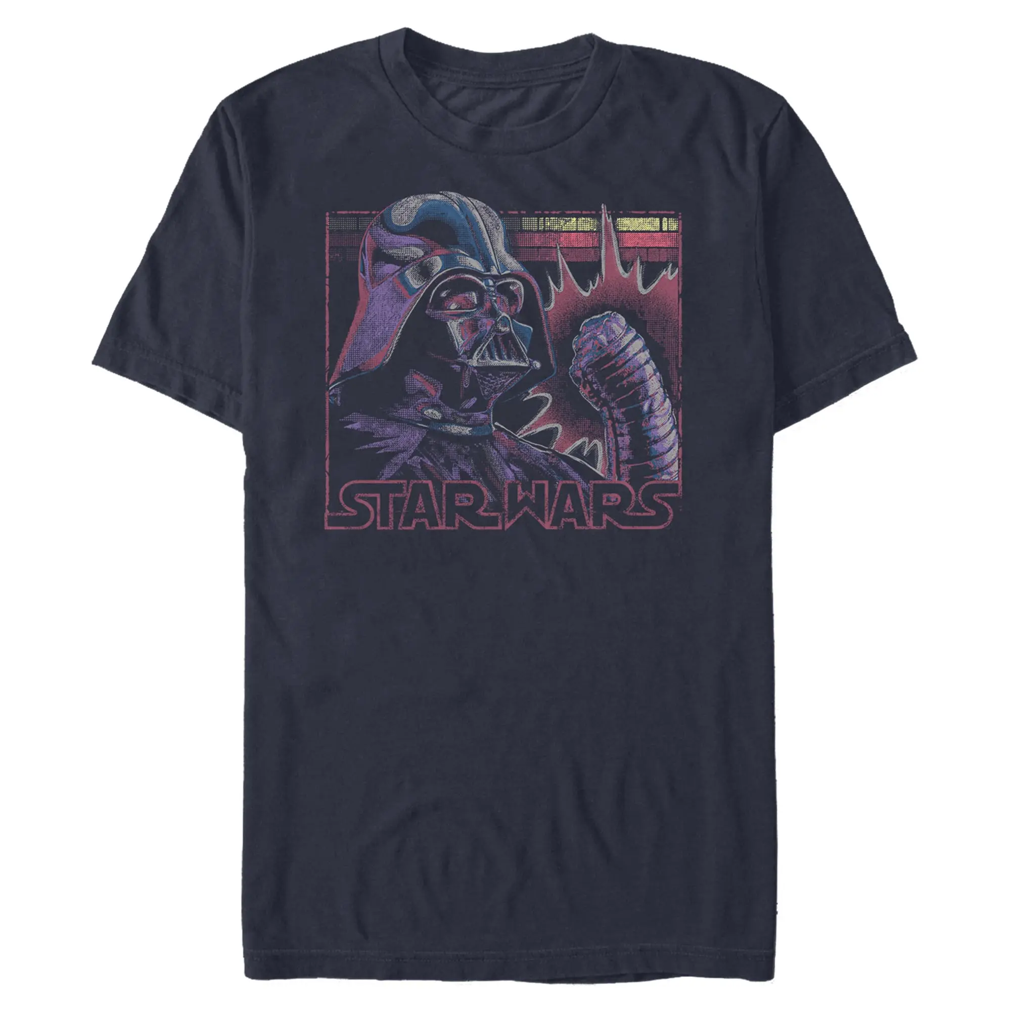 Men's Star Wars Darth Vader Doom Fist Short-Sleeve Retro Casual Stylish Menswear T-Shirt