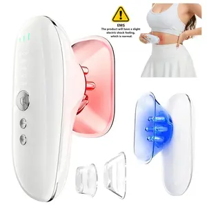 5-in-1 Body Sculpting Machine - Negative Pressure Lymphatic Drainage Massager, Smart Microcurrent & Red Blue Light Massager with LIPO Vacuum Heat, Body Shaping Massage Tool & Facial Skin Tightening for Face,Belly, Arms, Legs