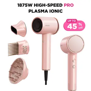 1875W Compact High-Speed Hair Dryer, Hair & Scalp Care,Plasma Ionic,Technology,Blow Dryer, Intelligent Temperature Control Blower, Self Cleaning, No Static Electricity & Frizz, Perfect Present for Women Friend Family Gift,Christmas Gifts Holiday Gift
