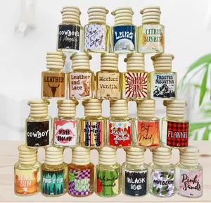 Hanging Scented Air Freshener Diffuser for Home or Small Spaces - 34 Scents Available - Car Fragrance & Aromatherapy - Reeds Absorb Oil for Long Lasting Scent