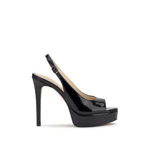 Sibilla High Heel in Black Patent - Elegant Footwear Design for Everyday Wear