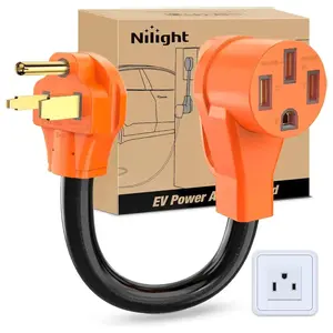 Nilight 50AMP to 50AMP 3 Prong EV Charger Adapter Cord, 50Amp Compatibility