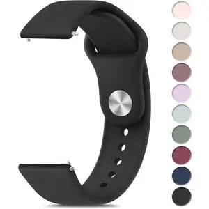 22mm Watch Bands Quick Release Replacement Wristband, Soft Silicone Sport Replacement Straps for Men Women