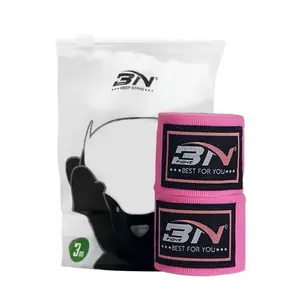 BN Elastic Hand Wraps OEM Wrist Wraps Bandage Customized Boxing Hand Wrist Protection Boxing MMA Hand Wraps Boxing Training Band Boxing Equipment