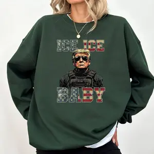 Vintage Ice Ice Baby Funny Trump Sweatshirt