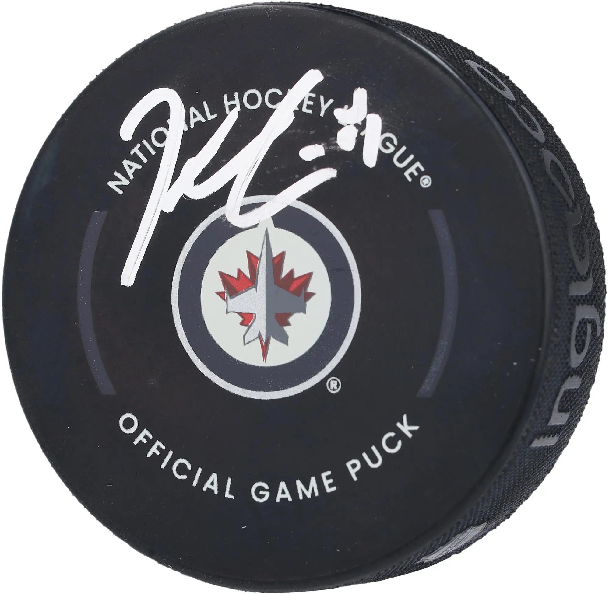 Kyle Connor Winnipeg Jets Autographed Official Game Puck - Fanatics Authentic Certified