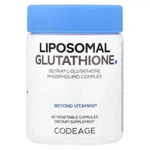 Codeage Liposomal Glutathione, 60 Vegetable Capsules (250 mg per Capsule)