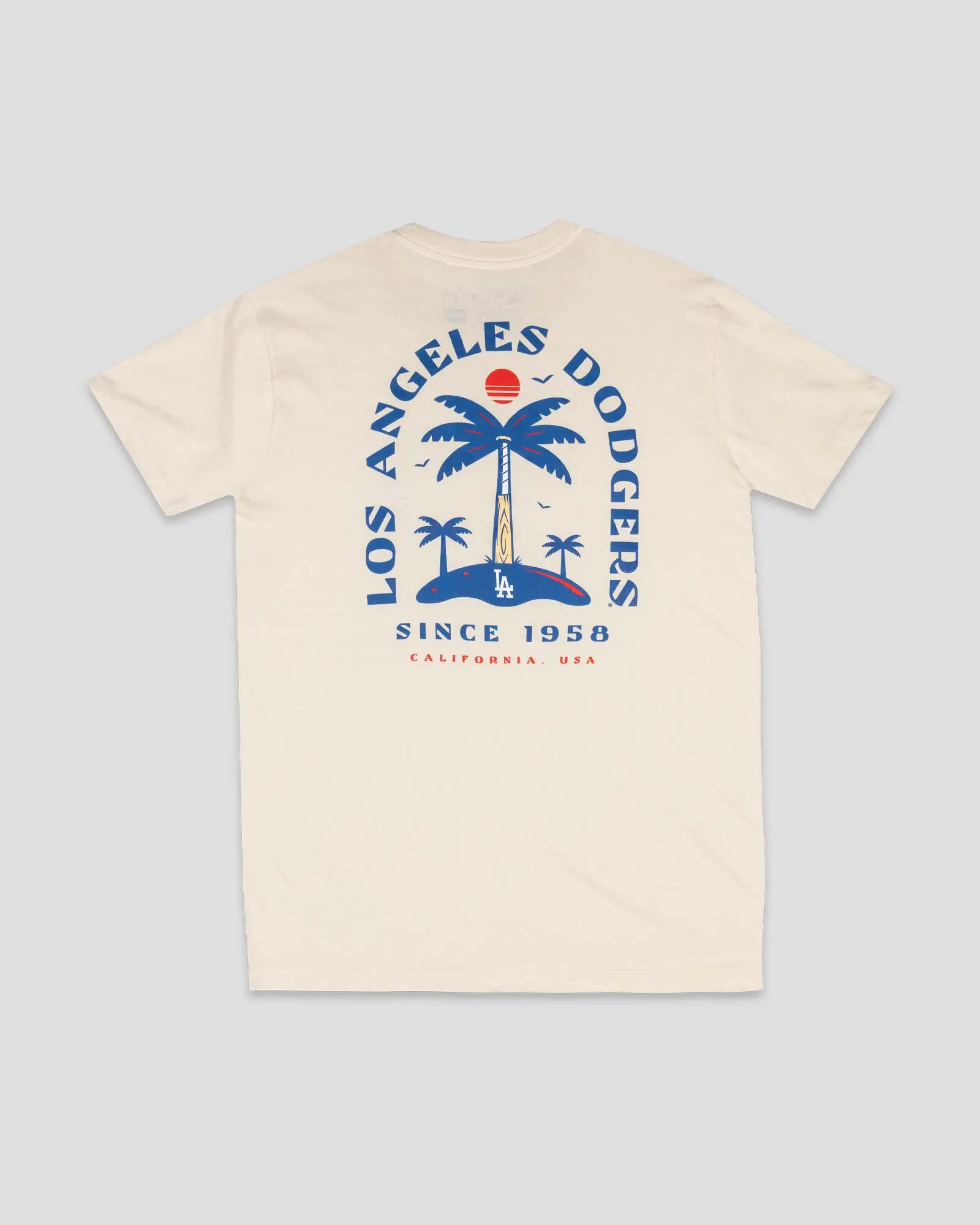 Palm Tree Bat T-Shirt - Los Angeles Dodgers