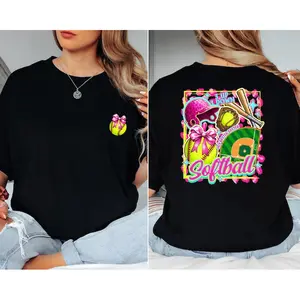 Softball T-shirt, Softball Gift,Softball Player Gift,Softball Mom T-shirt,Softball Sister Tee