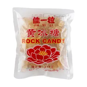 JIAYILI Yellow Lump Rock Candy 454g