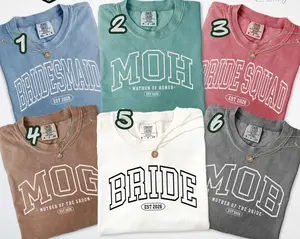 Comfort Colors Matching Wedding Party Bachelorette T-Shirt, Bridesmaid Proposal Gift, Maid of Honor Tee, Matching Wedding Shirt, Wedding Party Bachelorette Shirt, Trendy Bride Shirt, Full Size, Full Color