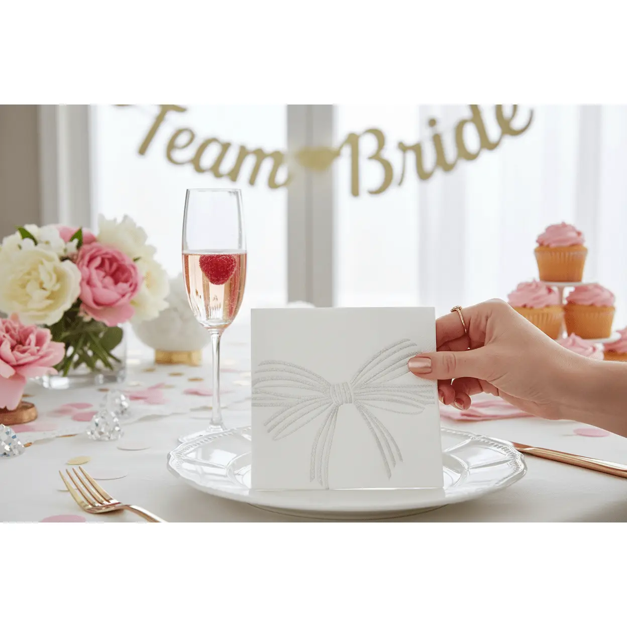 Silver Bow Napkins