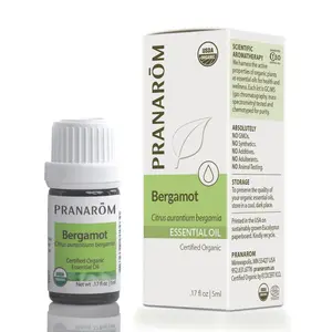 Pranarom Bergamot Essential Oil – Bio | Certified Organic Relaxation & Sleep Support Oil
