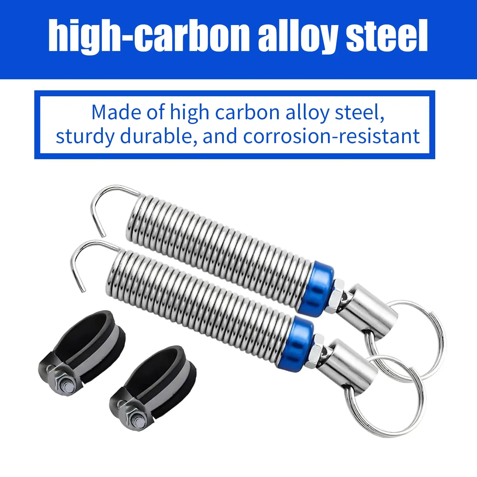 High Carbon Alloy Steel Car Trunk Lifting Spring | Full-Thread Screw Adjustable | Universal Auxiliary Opening Device for Most Vehicles