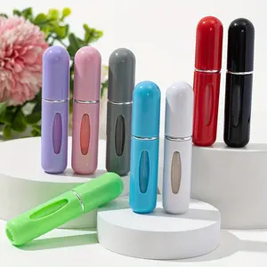 Single-Unit 5ML Perfume Bottle, Plastic Shell, Multiple Colors Available, Travel Perfume Container, Ideal for On-The-Go Use, Small Bottle, Plastic Containers, Plastic Bottles