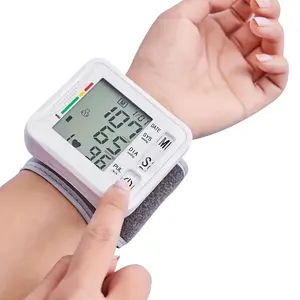 Blood Pressure Monitors for Home Use Rechargeable Wrist Digital BP Machine Cuff with LED Backlit Display, Voice Broadcast, for 2 Users with Carrying Case
