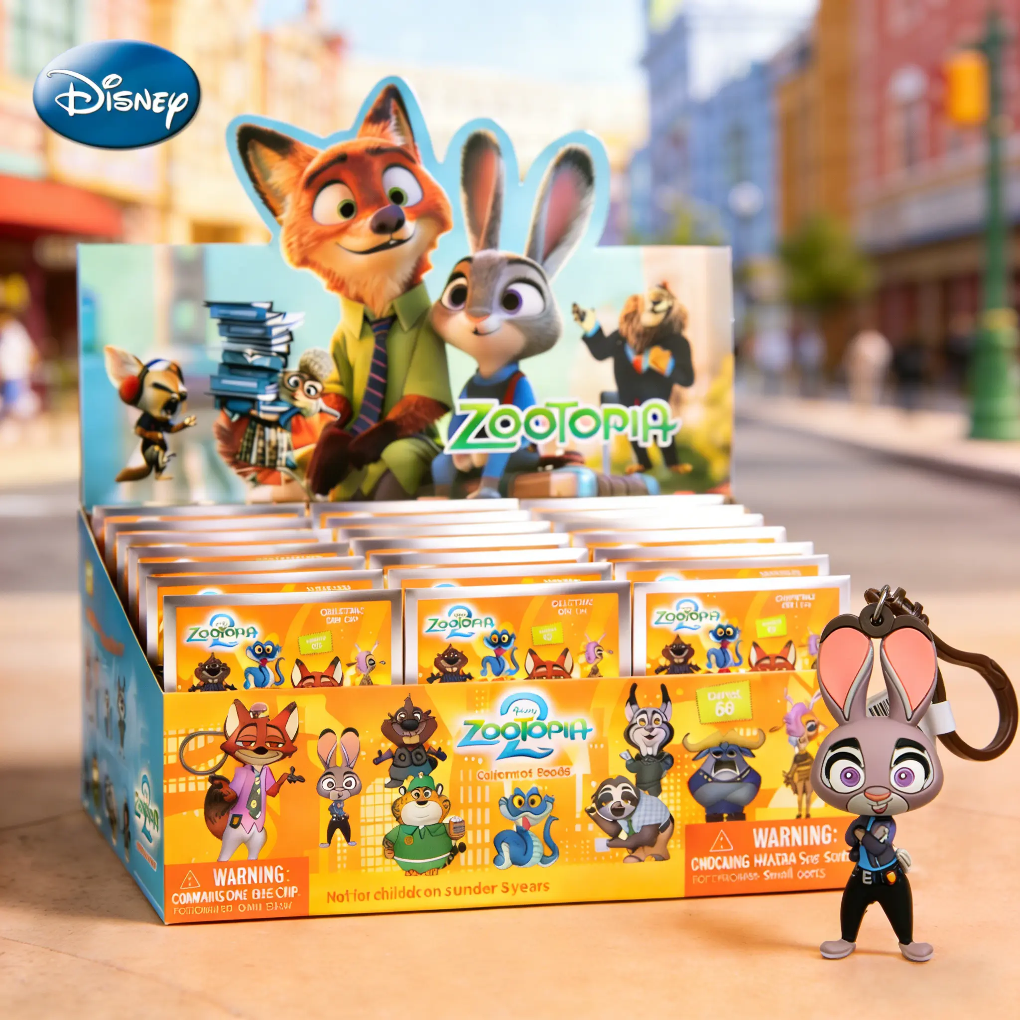Disney Figure Blind Bag Keychain Mystery Box Zootopia The Nightmare Before Christmas Lilo & Stitch The Lion King Mickey&Friends Plush Disney Princesses 1PC Random One Official Licensed Bag Clip Christmas Halloween Movie Characters Collectible Surprise Box