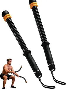 2026 Upgrade Quiet Battle Ropes - Weighted & Cordless Home Gym Rope Trainer, Portable for HIIT Workouts, Indoor Outdoor Fitness Equipment for Men Women