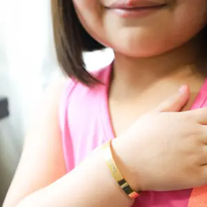 Personalized flower girl gift bracelet, child cuff bracelet, kids name bracelet, id bracelet, adjustable kids bracelet, baptism gift