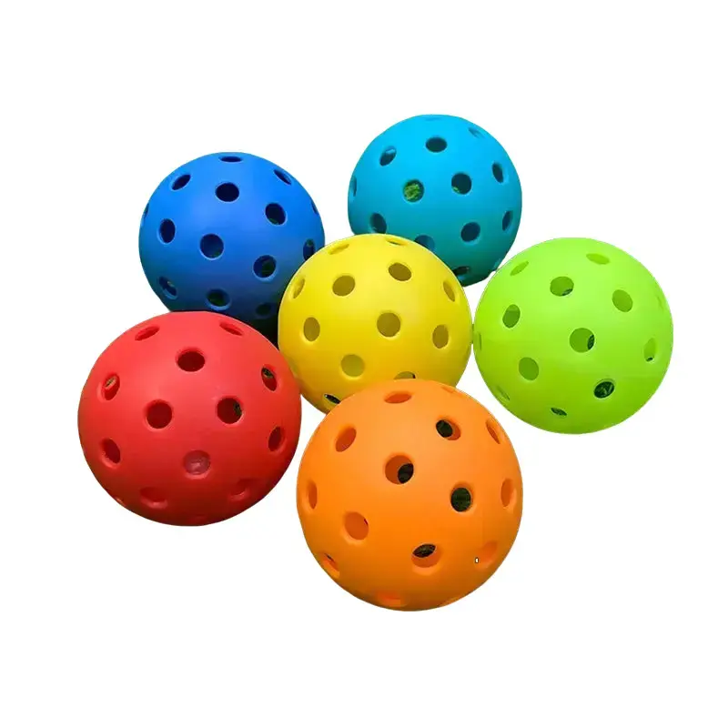 Multi-Colored Pickleball Pack 5pcs