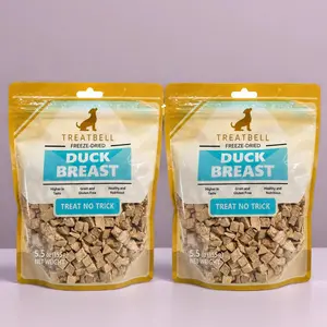 310g 100% Duck Breast Freeze-Dried 11oz/ 2 Pack , Healthy, Not Ground or Compressed, Grain-Free, High-Protein, Single-Ingredient Dog Treats , Cat Treats, Training Treats, Meal Topper, puppies and kittens friendly