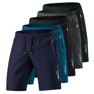 Summer outfits Men’s summer outdoor sports casual loose quick-dry shorts with zippered pockets — comfortable, soft, breathable, suitable for running, fitness, and outdoor activitiessummervibes