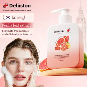 【Deliiston】Valentine's Day Gift Moisturizing Oil Control Cleanser for Oily Skin, Gentle Acne Cleanser Sensitive Skin Tested, Acne & Facial Care