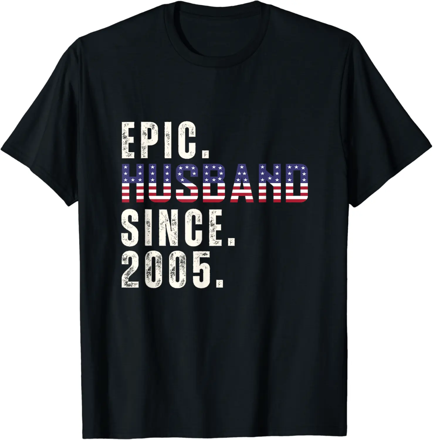 Wedding Anniversary Epic Husband Since 2005 American Husband T-Shirt - Bernadetab Shop 36B0C3YB1BYZ