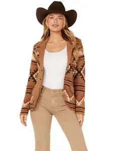Tasha Polizzi Women's Women'S Southwestern Print Felina Blazer - 361702