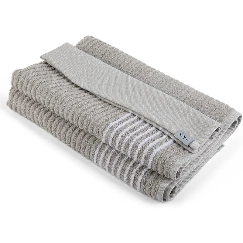 Grey - White Stripes