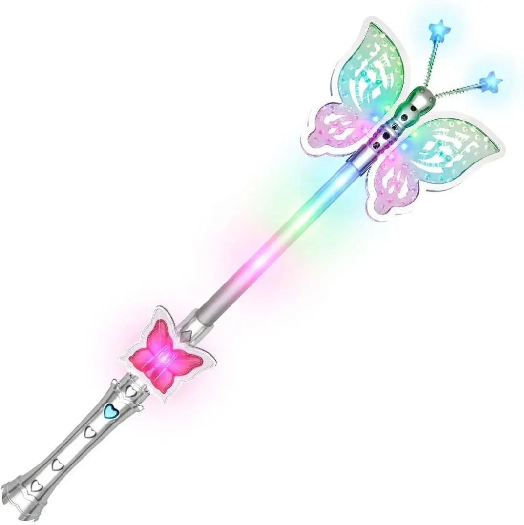 Light Up LED Butterfly Fairy Wand