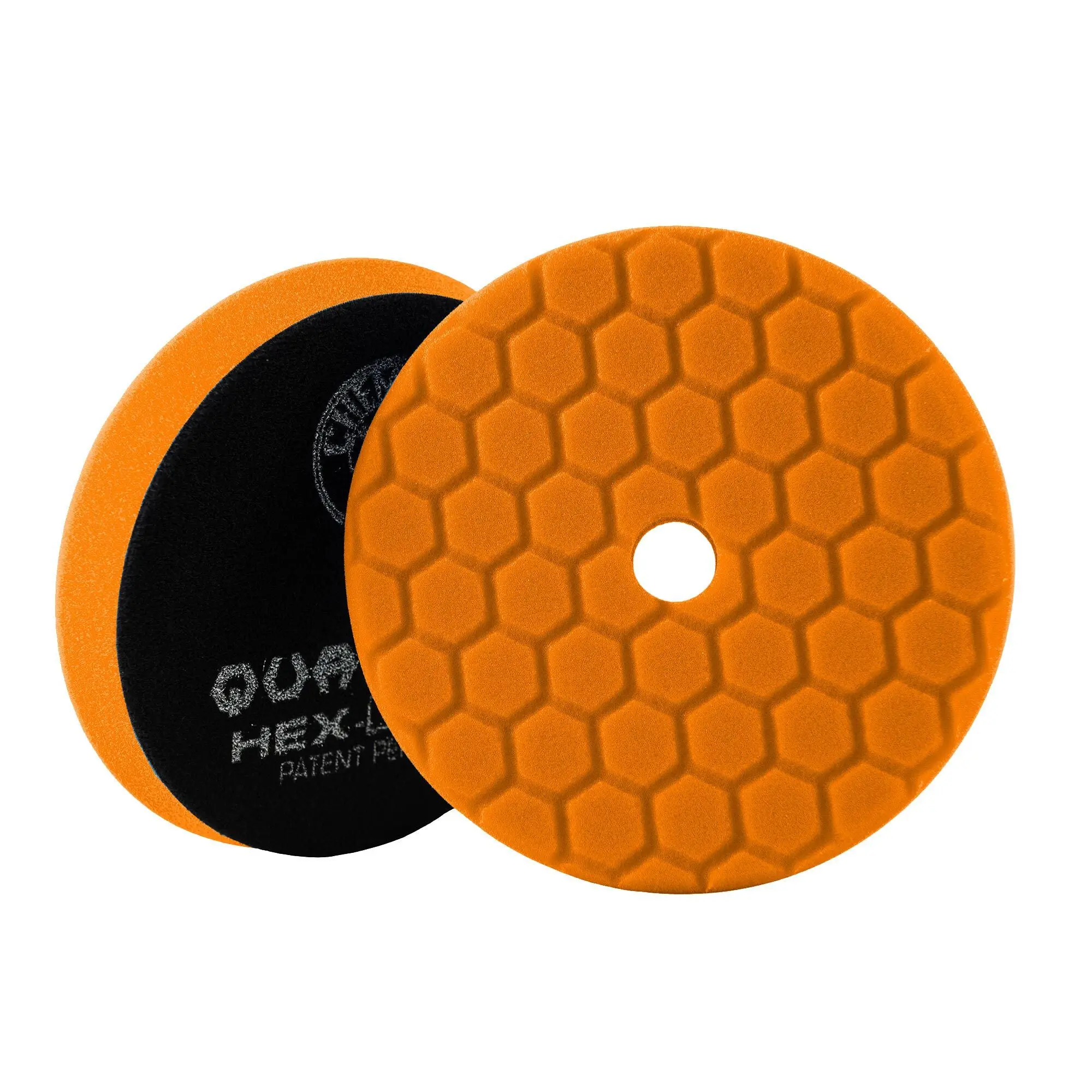 Chemical Guys Orange Hex-Logic Quantum Medium-Heavy Cutting Buffing Pad, 6 in Car Polisher Pad, Automotive Tools & Equipment for Medium Cut Surface Polishing, Removes Light to Moderate Defects