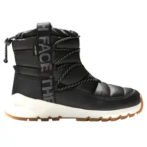 The North Face Womens Thermoball Lace Up Waterproof Winter Casual Boots Ankle - Black