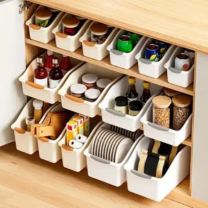 10PCS Rolling Box, Multi-Functional Stackable Bins, Easy Move Organizer for Snacks, Baby Items & Desktop, Perfect for Home Organization Lovers Under Bed Storage, Produce Storage Container