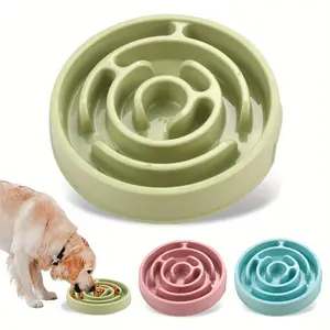 Pet Slow Feeder Bowl, Dog Puzzle Toy Training, Stress Relief, Pet Supplies, 1pc, Ideal for Dogs and Wolves