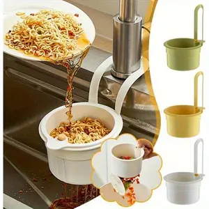 Kitchen Filter, Automatic Cleaning Sink Strainer Basket, Multi-Functional Hanging Drainage Design, Easy Installation, Home Filtering Tool